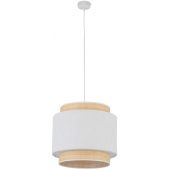 TK Lighting Boho lampa wisząca 1x15 W biała 5653