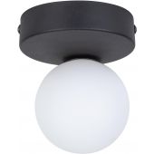 TK Lighting Bianca Black lampa podsufitowa 1x6W czarny/biały 5681