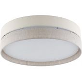 TK Lighting Eco plafon 4x15W szary/beżowy/biały 5774