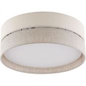 TK Lighting Eco plafon 3x15W szary/beżowy/biały 5775