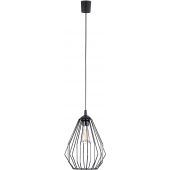 TK Lighting Brylant lampa wisząca 1x15 W czarna 6763