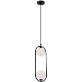 Viokef Fancy lampa wisząca 2x25W czarna 4208700