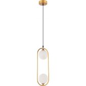 Viokef Fancy lampa wisząca 2x25W złota 4208701