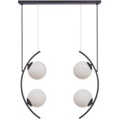 Zuma Line Helix lampa wisząca 4x8W LED czarny/biały 5016