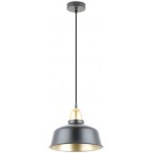 Zuma Line Mensa lampa wisząca 1x40 W czarna A8063-WH