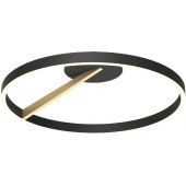 Zuma Line Malu lampa podsufitowa 1x37 W czarna MX3689-1L-3BGT