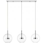 Zuma Line Enceladus lampa wisząca 3x5 W chrom-przezroczysta P0428-03J-B5AC