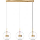 Zuma Line Enceladus lampa wisząca 3x5 W przezroczysta-złota P0428-03J-L4AC