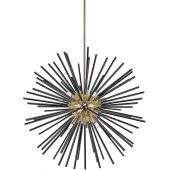 Zuma Line Urchin lampa wisząca 9x42 W czarny/złoty P0491-09C-F7BC