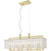 Zuma Line Palace lampa wisząca 8x42W złoty mat/szkło przezroczyste P0523-08A-U8AC