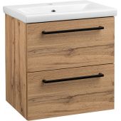 Astor Aster umywalka z szafką 51 cm dąb AM-ATU-502-0N