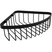 AWD Interior półka łazienkowa narożna wisząca czarny mat AWD02081815