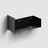 Clou Flush konsola 44x18x20,5 cm podumywalkowa wisząca prawa czarna CL/07.36.030.21