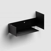 Clou Flush konsola 44x18x20,5 cm podumywalkowa wisząca lewa czarna CL/07.36.032.21