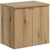 Zestaw Comad Nova Oak szafka z blatem 60 cm wisząca dąb SET-NOA B OAK 60CM D