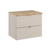 Zestaw Comad Dalia Cashmere szafka 60 cm podumywalkowa z blatem dąb/kaszmir SET-DC B NAT CREMONA 60CM