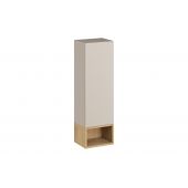 Zestaw Comad Dalia Cashmere szafka 80 cm boczna wisząca z regałem 20 cm dąb/kaszmir SET-DC SP