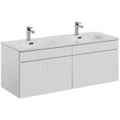 Zestaw Comad Iconic White szafki 60 cm i 60 cm i umywalka meblowa 120 cm podwójna biały SET ICW-SKY 120 CM