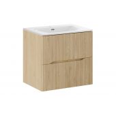 Zestaw Comad Nordic Cremona umywalka z szafką 60 cm dąb SET-NC 60CM UM SKY