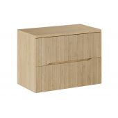 Zestaw Comad Nordic Cremona szafka 80 cm podumywalkowa wisząca z blatem wisząca dąb SET-NC B CREMONA 80CM