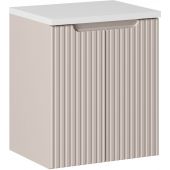 Comad Nova Cashmere szafka 50 cm podumywalkowa wisząca kaszmir z blatem SET-NOC B WHITE 50CM D