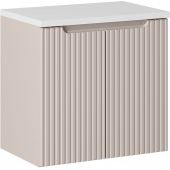 Comad Nova Cashmere szafka 60 cm podumywalkowa wisząca z blatem kaszmir SET-NOC B WHITE 60CM D