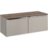 Comad Santa Fe Taupe szafka 120 cm podumywalkowa wisząca z blatem szary SET-SFT B 120CM