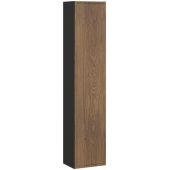 Comad Talia Casella szafka 30x25,5x140 cm boczna wisząca czarna-dąb TALIA CASELLA 80-30-1D