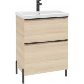 Defra Nino D60 szafka 60x40x70 cm podumywalkowa stojąca dąb vicenza jasny 304-D-06004