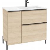 Defra Nino D90 szafka 90x45x70 cm podumywalkowa prawa stojąca dąb vicenza jasny 304-D-09002