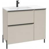 Defra Nino D90 szafka 90x45x70 cm podumywalkowa lewa stojąca kaszmir mat 304-D-09003