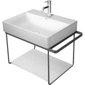 Duravit DuraSquare stelaż metalowy pod umywalkę wiszący czarny mat 0031164600