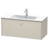 Duravit Brioso szafka 102 cm podumywalkowa wisząca taupe mat BR400309191