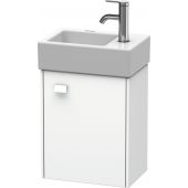 Duravit Brioso szafka 36,4 cm podumywalkowa wisząca prawa biały mat BR4049R1818