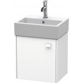 Duravit Brioso szafka 43,4 cm podumywalkowa wisząca lewa biały mat BR4050L1818