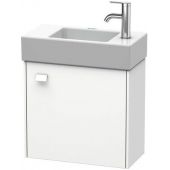 Duravit Brioso szafka 48,4 cm podumywalkowa wisząca prawa biały mat BR4051R1818