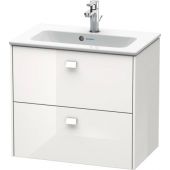 Duravit Brioso Compact szafka 62 cm podumywalkowa wisząca biały połysk BR411002222