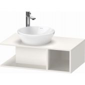 Duravit D-Neo Compact szafka 80 cm podumywalkowa wisząca biały wysoki połysk DE491802222