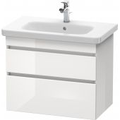 Duravit DuraStyle szafka 73 cm podumywalkowa wisząca biały połysk DS648102222