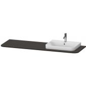 Duravit Happy D.2 Plus konsola 160 cm orzech szczotkowany HP031HR6969