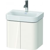 Duravit Happy D.2 Plus szafka 47,5 cm podumywalkowa wisząca biały wysoki połysk HP4384022220000