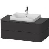 Duravit Happy D.2 Plus szafka 100 cm podumywalkowa wisząca grafit mat HP496108080