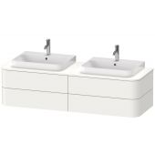 Duravit Happy D.2 Plus szafka 160 cm podumywalkowa wisząca biały satynowy mat lakier HP4974B3636