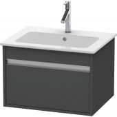 Duravit Ketho szafka 60 cm podumywalkowa wisząca grafit mat KT641804949