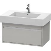 Duravit Ketho szafka 80 cm podumywalkowa wisząca szary beton mat KT669000707