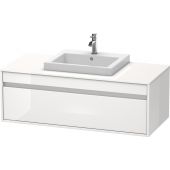 Duravit Ketho szafka 120 cm podumywalkowa wisząca biały połysk KT679602222