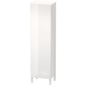 Duravit L-Cube szafka boczna 176 cm wysoka prawa biały połysk LC1181R2222