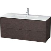 Duravit L-Cube szafka 122 cm podumywalkowa wisząca ciemny dąb szczotkowany LC624307272