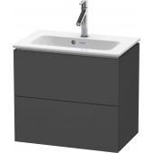 Duravit L-Cube Compact szafka 62 cm podumywalkowa wisząca grafit mat LC625604949