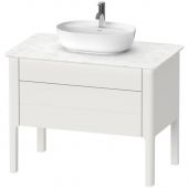 Duravit Luv szafka 93,8 cm podumywalkowa stojąca biały nordic satynowy mat LU956903939